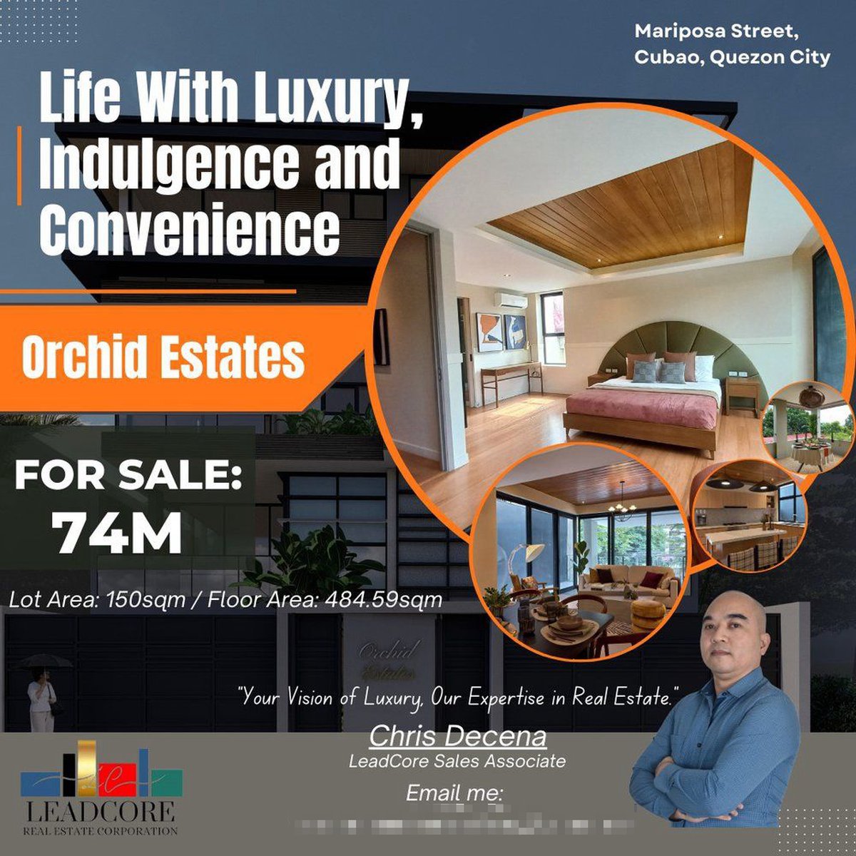 Orchid Estates 5bedroom House For Sale in Quezon City Metro Manila