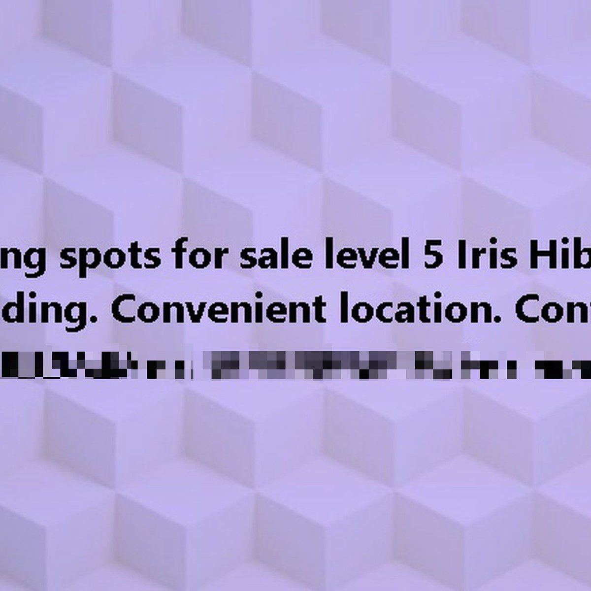 Parking spot for sale Tivoli Garden Residences [Condos 🏙️] (March 2024