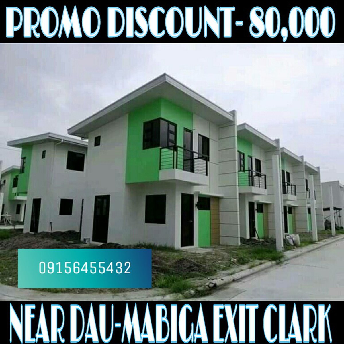 SINGLE ATTACHED W/ 2BR NEAR DAU CLARK PAMPANGA [House and Lot 🏘️