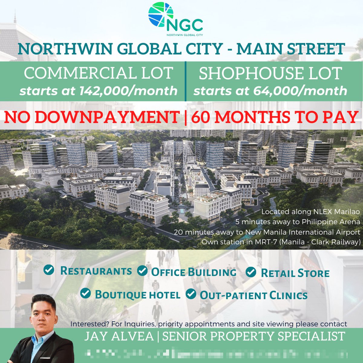 Commercial Lot For Sale in Northwin Global City