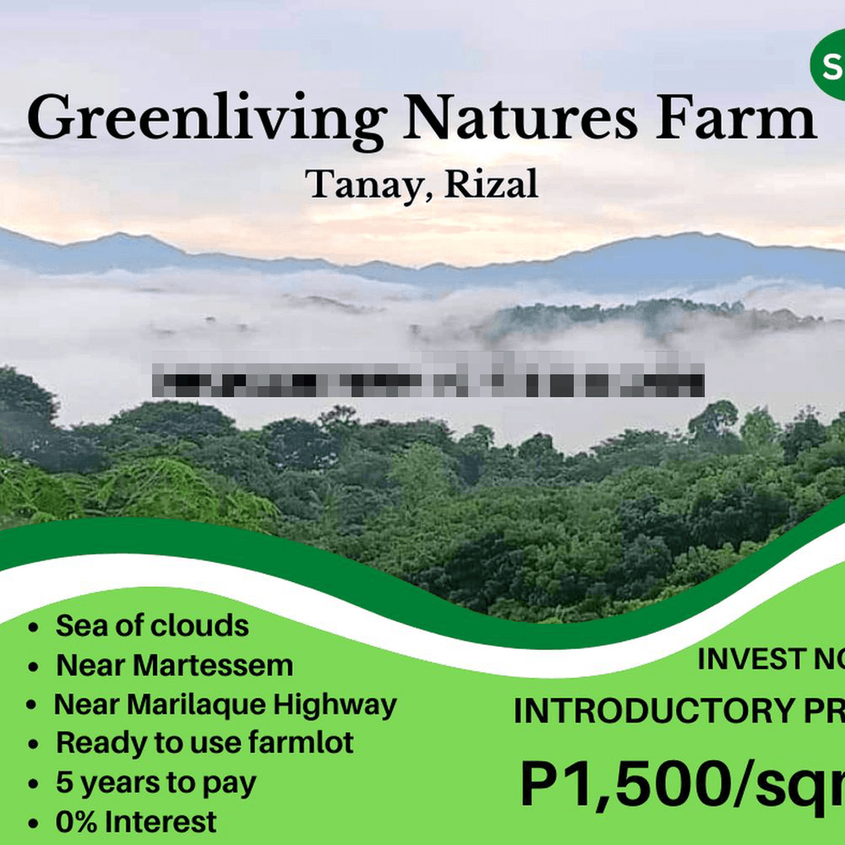 Overlooking Farm Lot For Sale in Tanay Rizal Installment [Lot 🚜] (January 2023) in Tanay