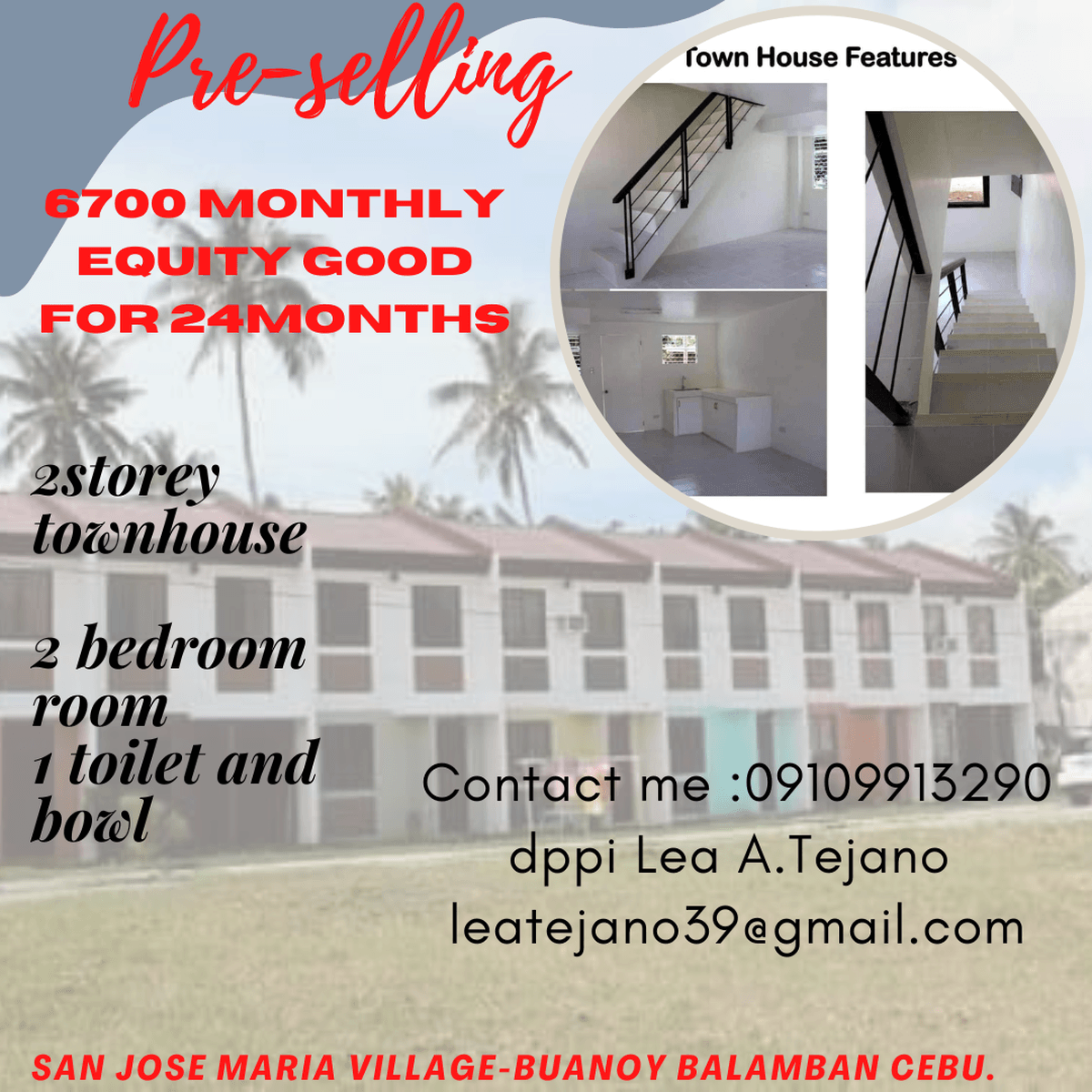 2bedroom Townhouse For Sale in Balamban Cebu [House and Lot 🏘️