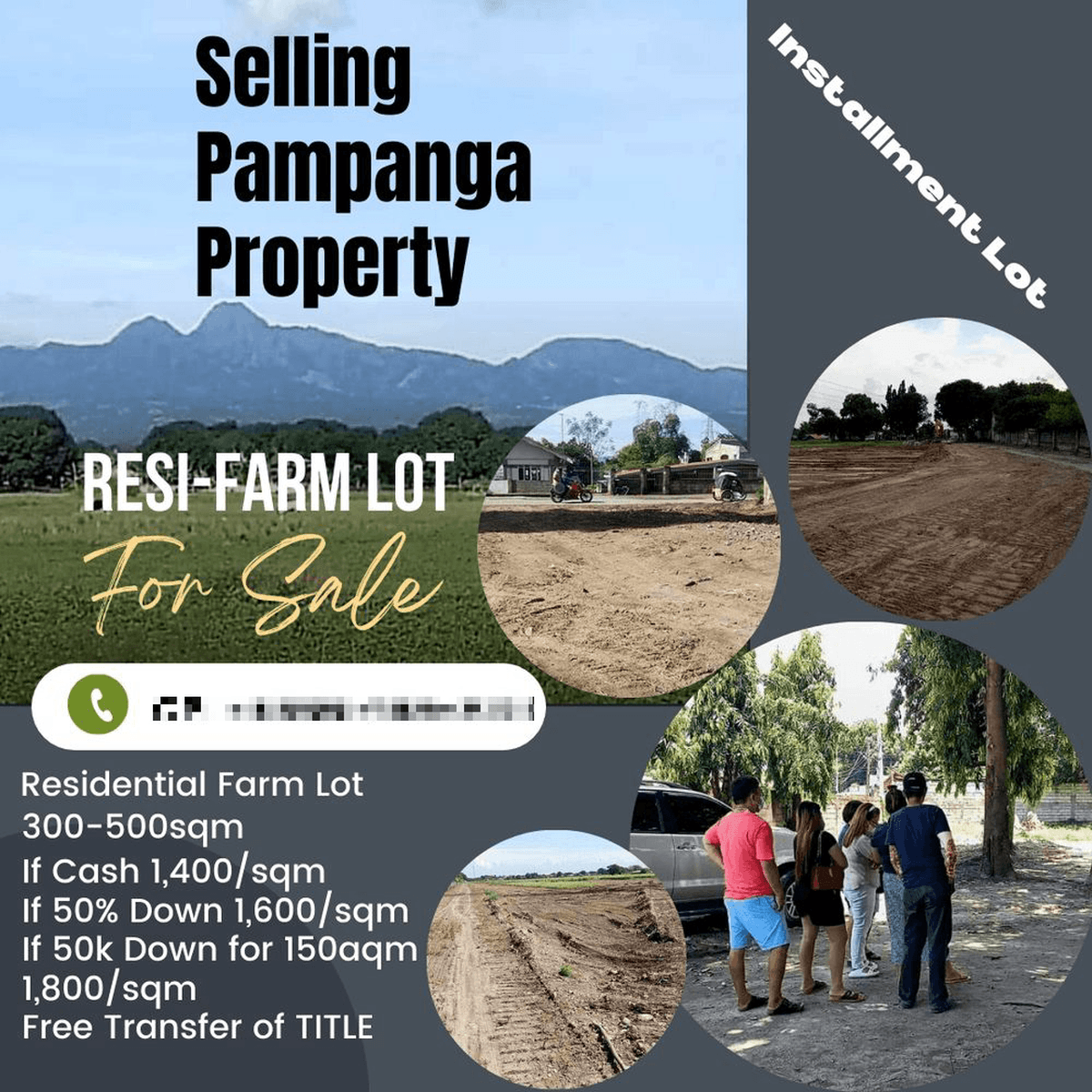 Pre selling residential farm lot in lubao pampanga [Lot 🚜] (August 2024