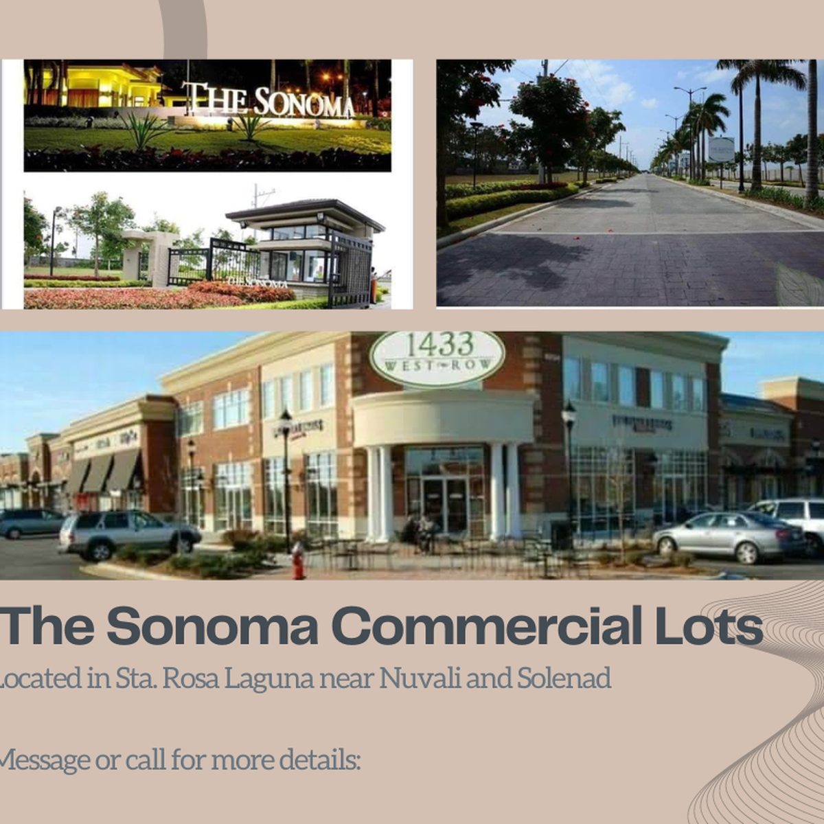 652 sqm Commercial Lot For Sale Sta Rosa Laguna The Sonoma Rent to Own