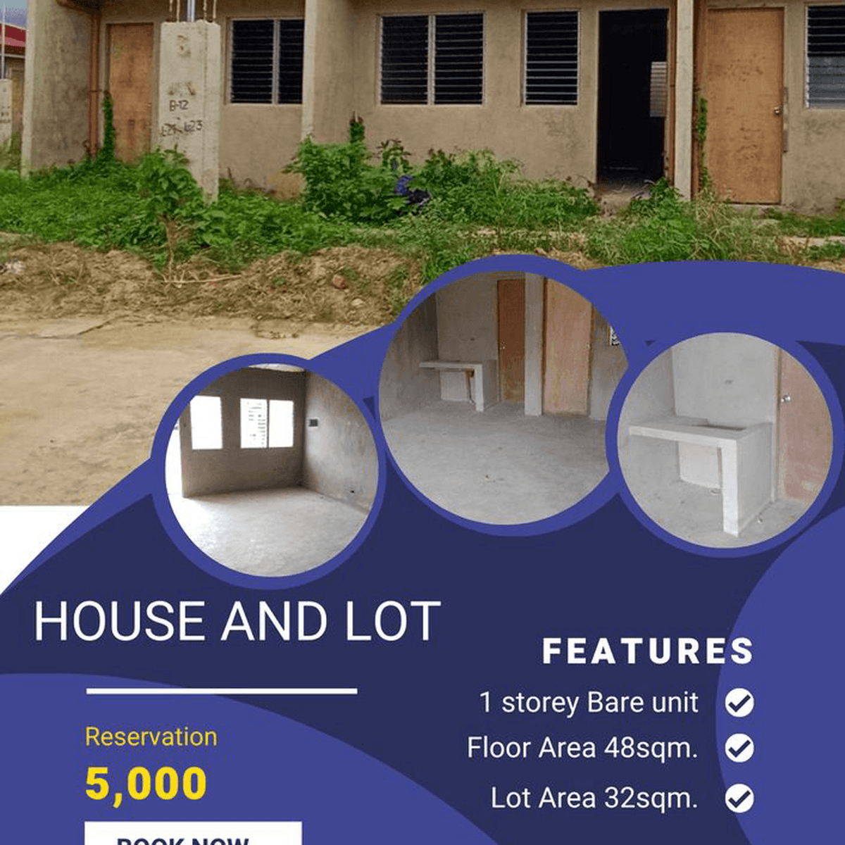 1bedroom Rowhouse For Sale in Balamban Cebu [House and Lot 🏘️] (August