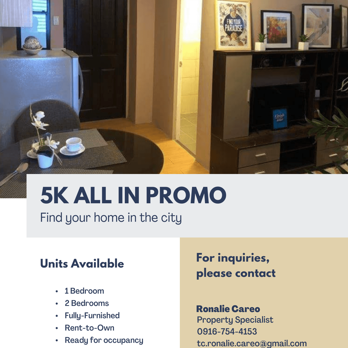 Rent to own condo [Condo 🏙️] (June 2023) in Marilao, Bulacan for sale