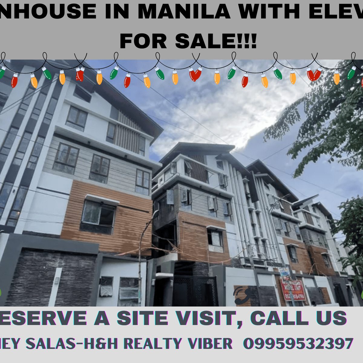 MANILA, QUIAPO BRAND NEW TOWNHOUSES WITH ELEVATOR FOR SALE!! [House