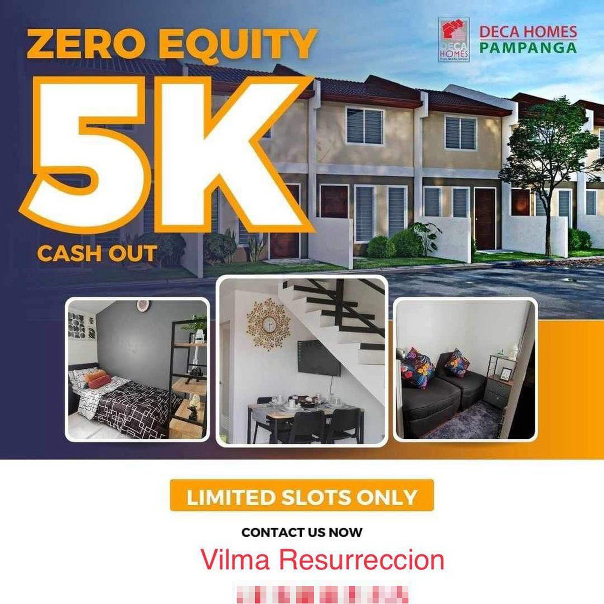 NEAR RFO TOWNHOUSE IN CUTUD ANGELES PAMPANGA ONLY 5K DP [House and Lot 🏘️] (September 2024) in