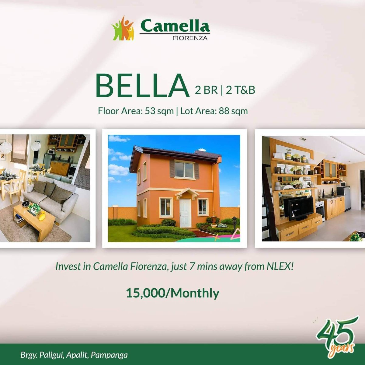 Camella Homes Pricelist 2022 Apalit, Pampanga 2 Bedrooms House [House and Lot 🏘️] (December 2022