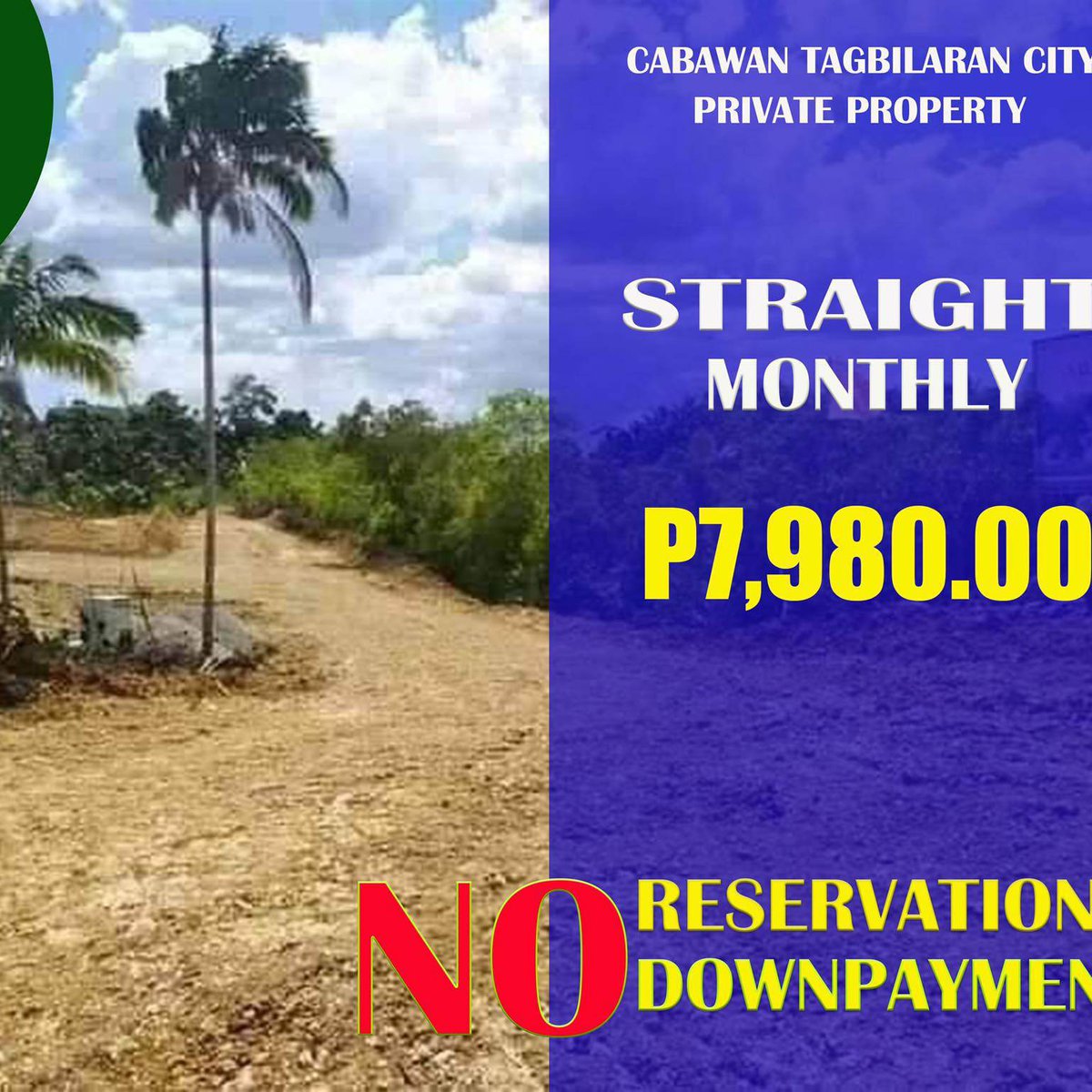 80 sqm Raw Land For Sale in Cabawan Tagbilaran Bohol [Lot 🚜] (December