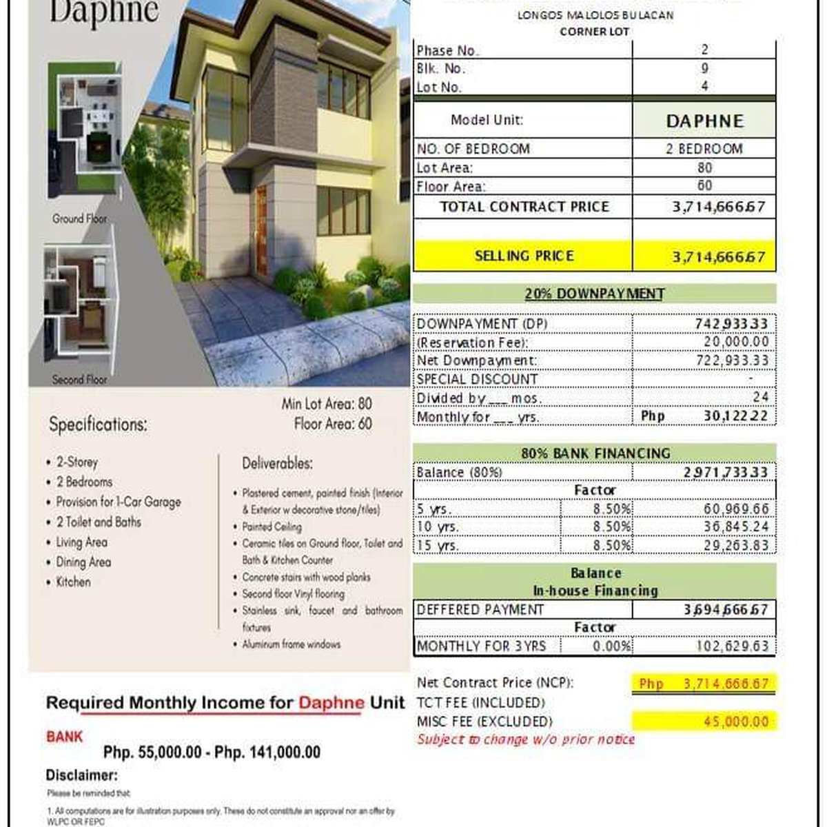 2bedroom Single Detached House For Sale in Malolos Bulacan [House and