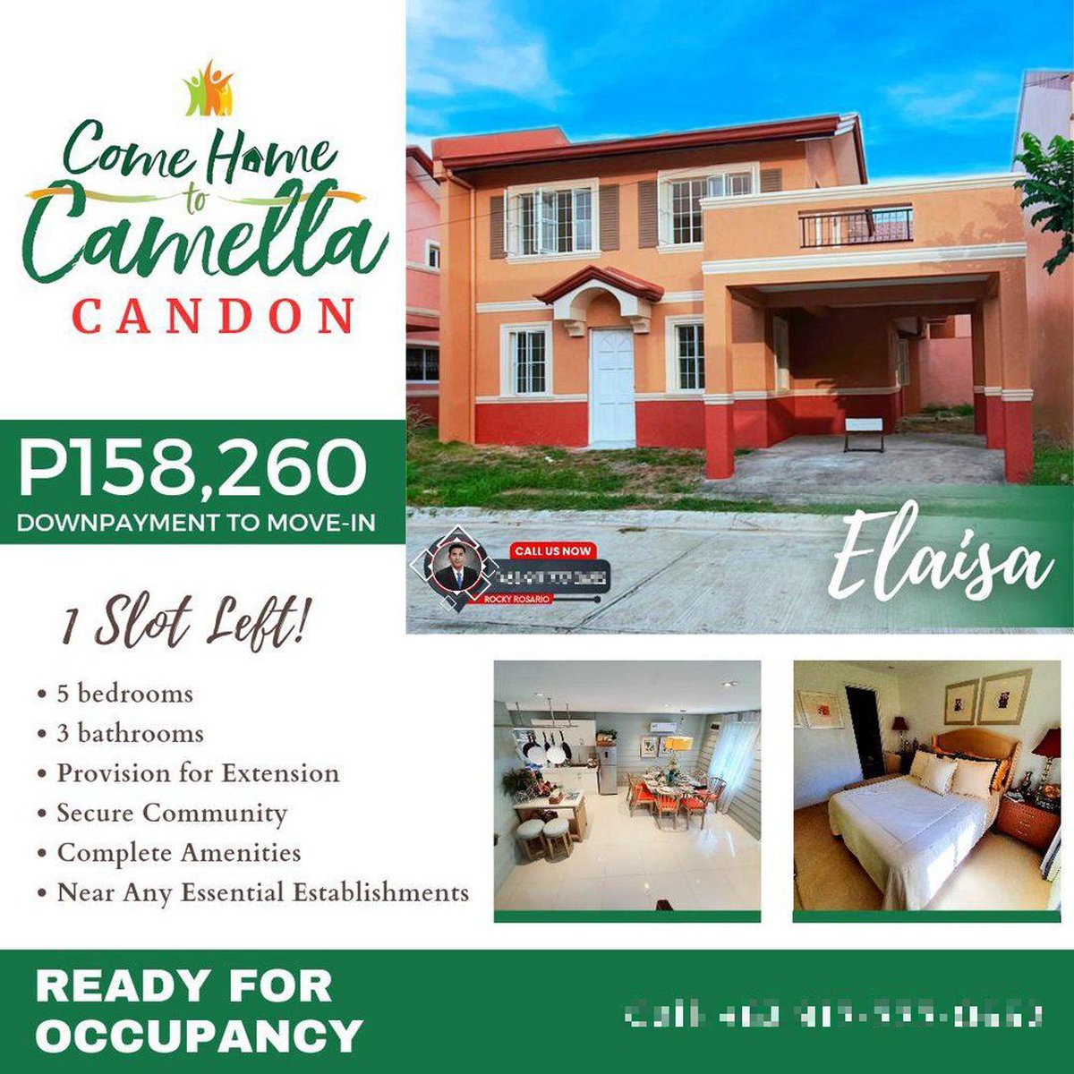 HOUSE AND LOT FOR SALE AT CANDON ILOCOS SUR CAMELLACANDON [House and