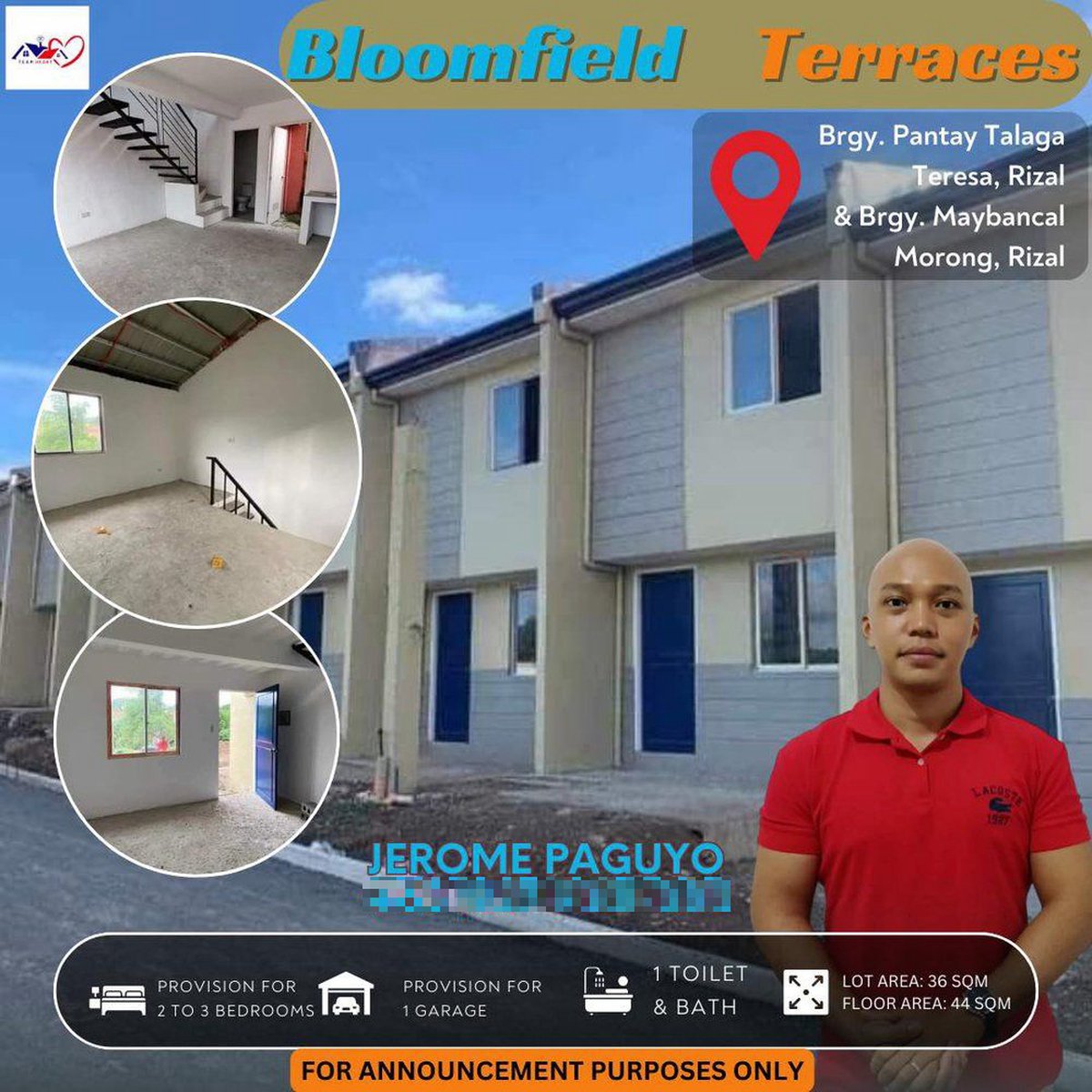 2bedroom Townhouse For Sale in Teresa Rizal [House and Lot 🏘️