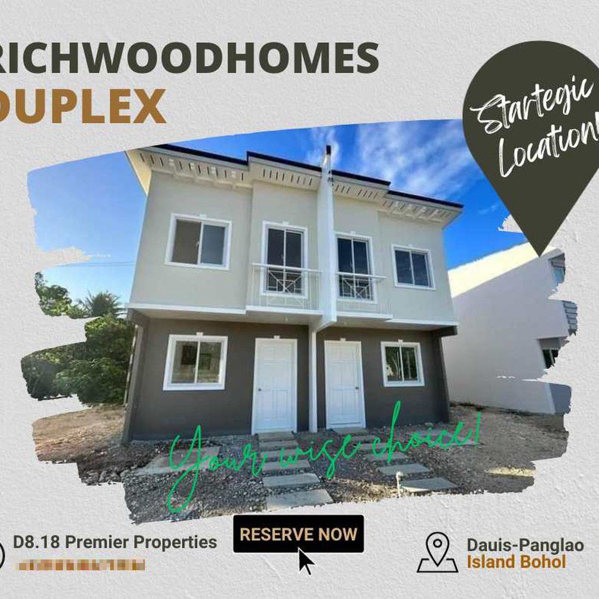 4bedroom Duplex / Twin House For Sale in Dauis Bohol [House and Lot 🏘️