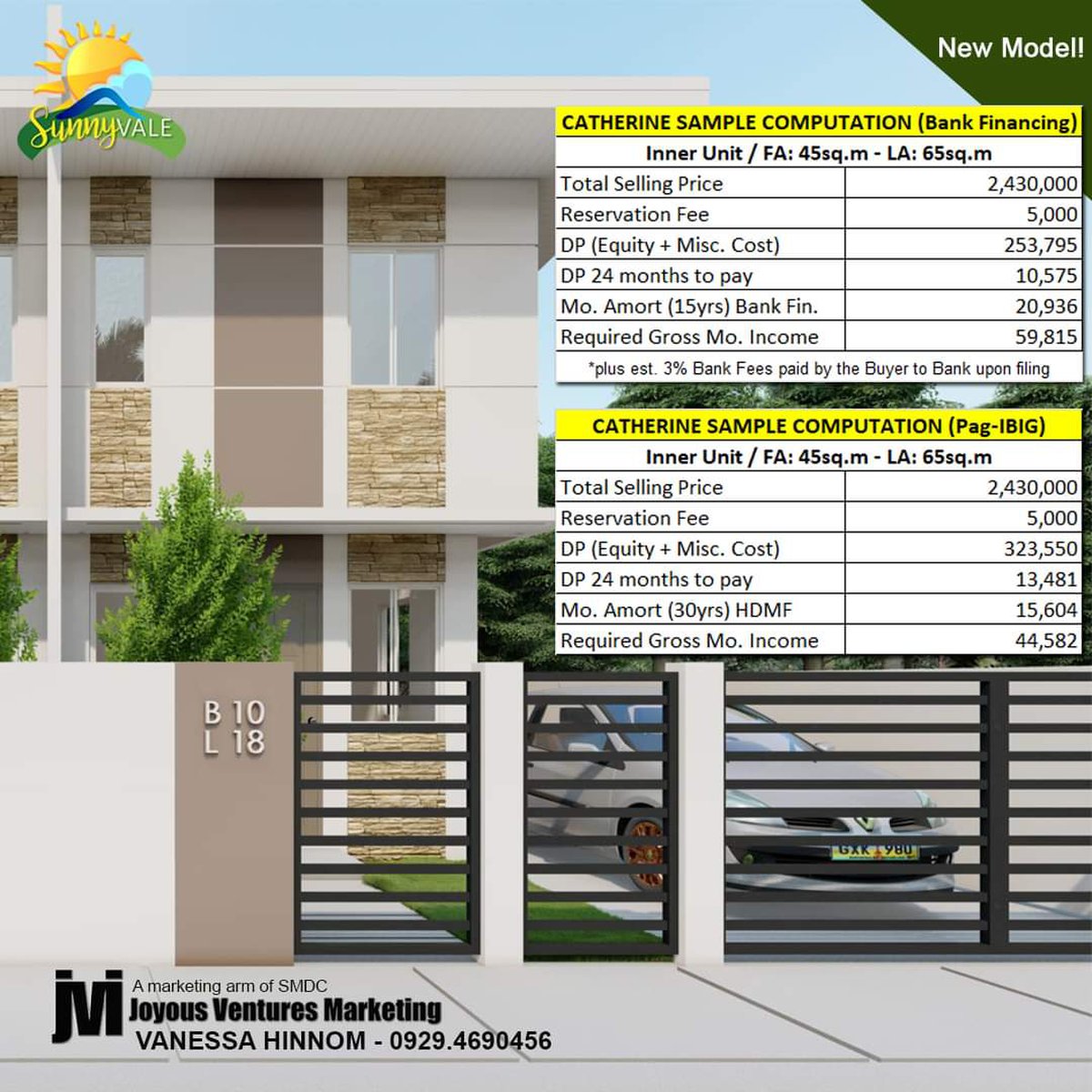 Pre selling two storey duplex with fence [House and Lot 🏘️] (March 2023