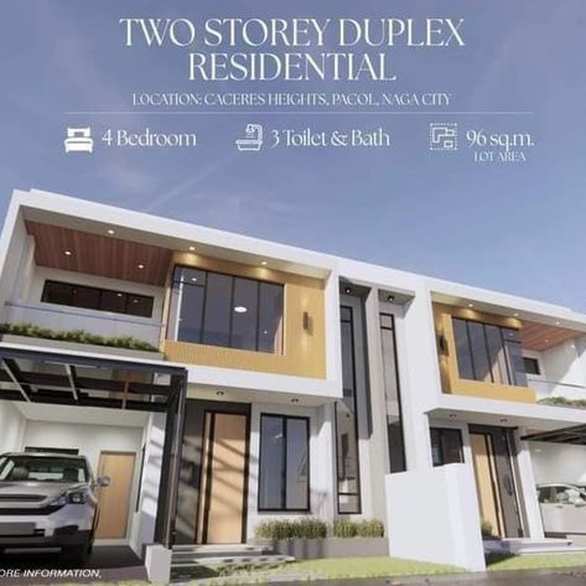 4 Bedroom Modern Minimalist Design Home for Sale in Naga City Cam Sur