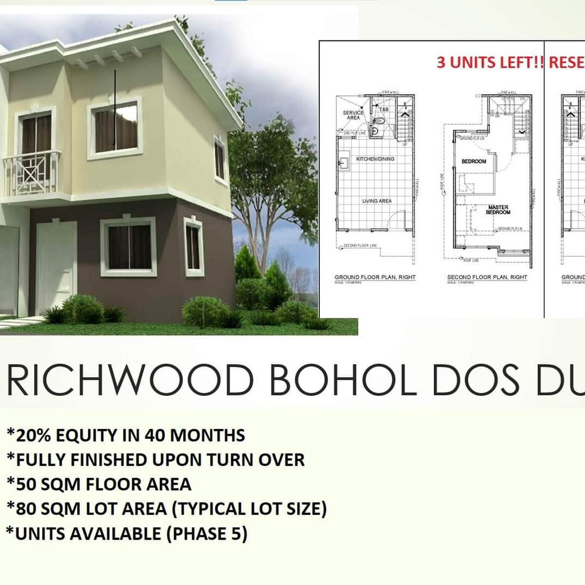 2bedroom Duplex / Twin House For Sale in Dauis Bohol [House and Lot 🏘️
