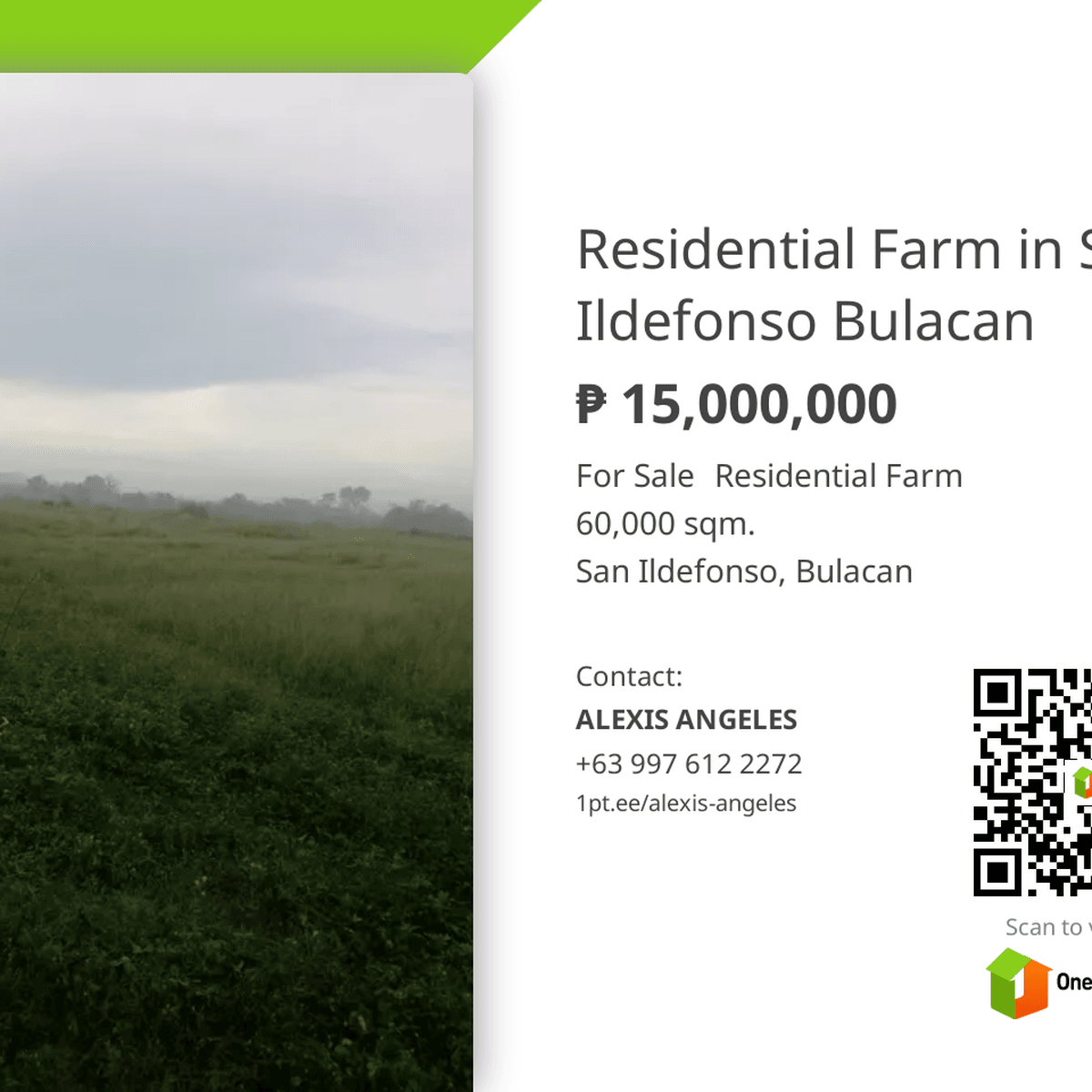 Residential Farm in San Ildefonso Bulacan [Lot 🚜] (January 2023) in San