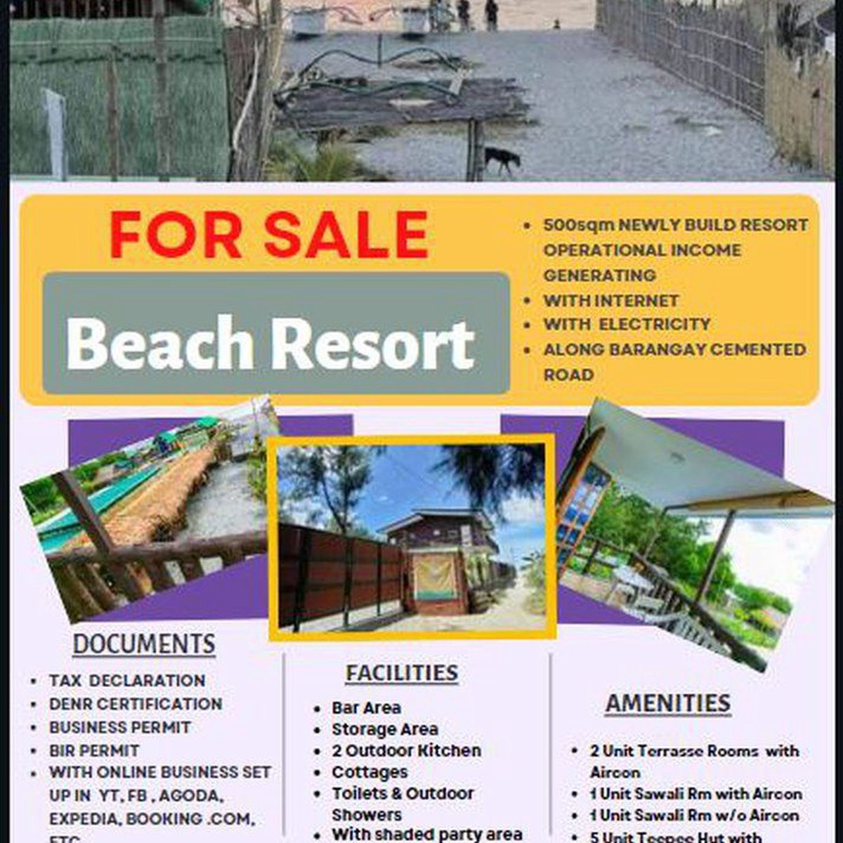 For Investment and Business Opportunity Beach Resort For Sale [Beach