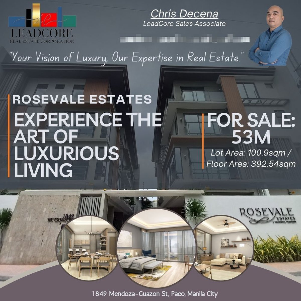 Rosevale Estates 4bedroom House For Sale in Paco, Manila Metro Manila