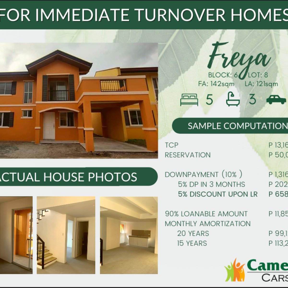 Affordable RFO 5 bedrooms house and lot along daang hari rd. [House and