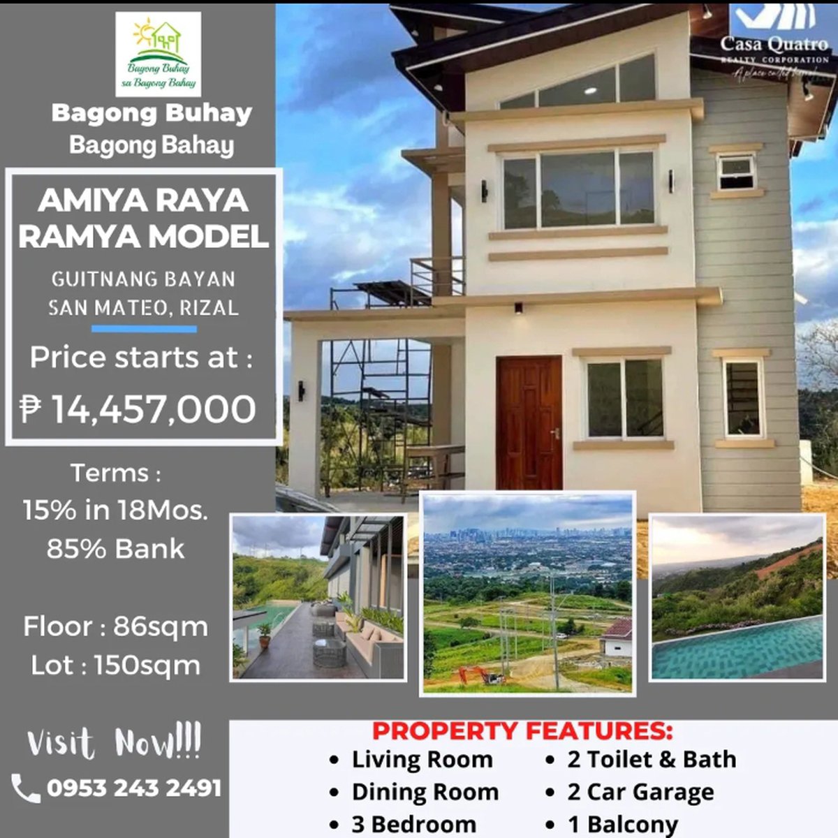 House and Lot For Sale in San Mateo Rizal [House and Lot 🏘️] (August 2022) in San Mateo, Rizal