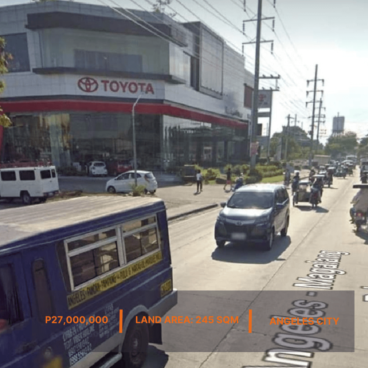 Commercial Space For Sale in Angeles Pampanga [Lot 🚜] (March 2024) in