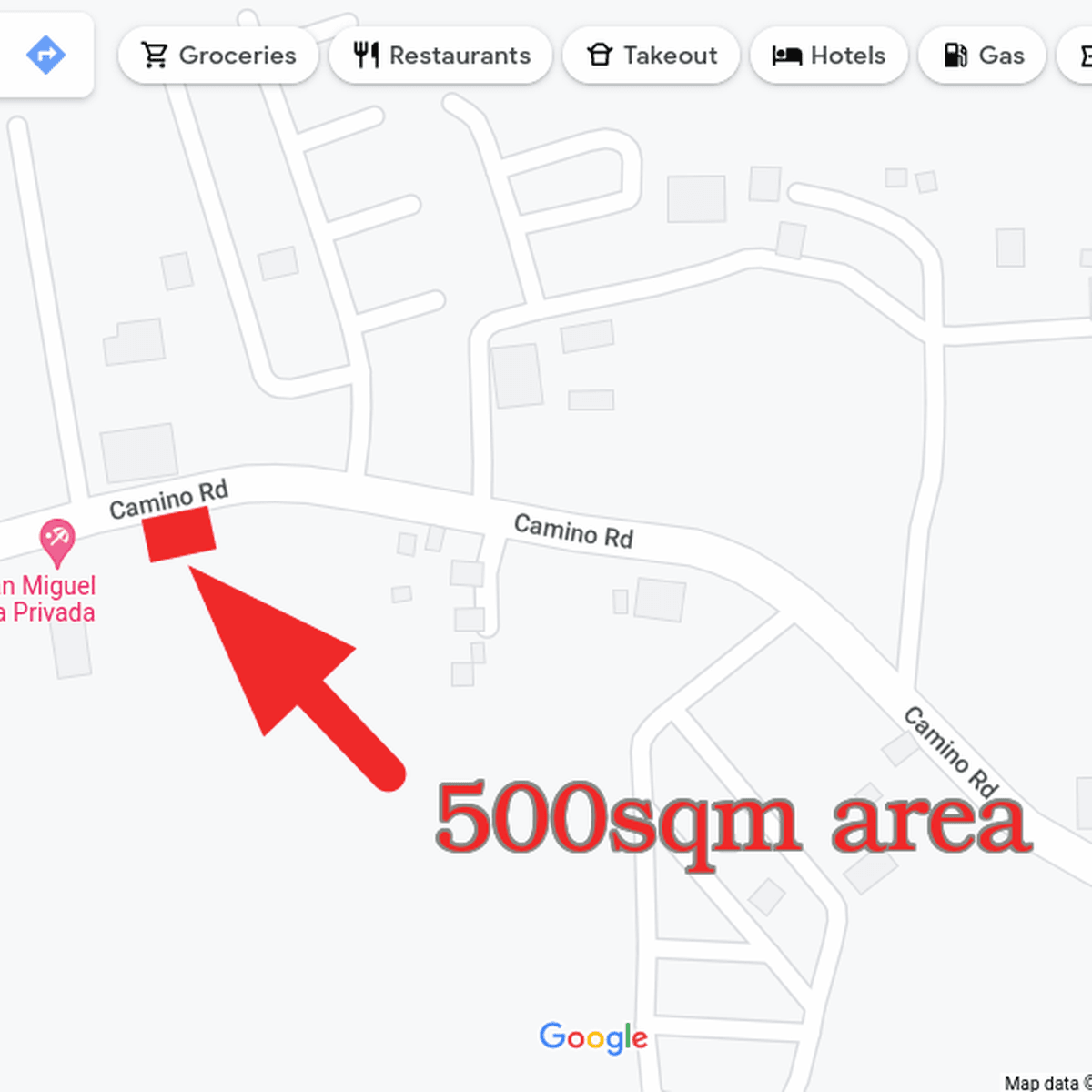 500 sqm lot for sale along camino road sto.domingo orion bataan [Lot 🚜