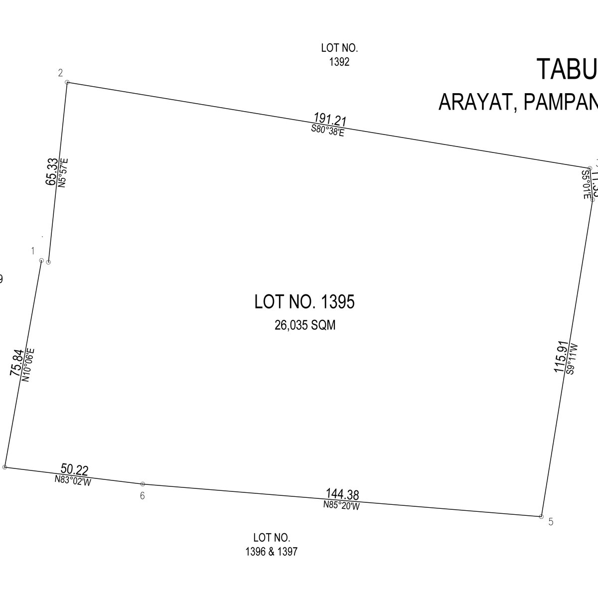 AGRICULTURAL LAND IN TABUAN, ARAYAT PAMPANGA CLEAN TITLE [Lot 🚜] (July