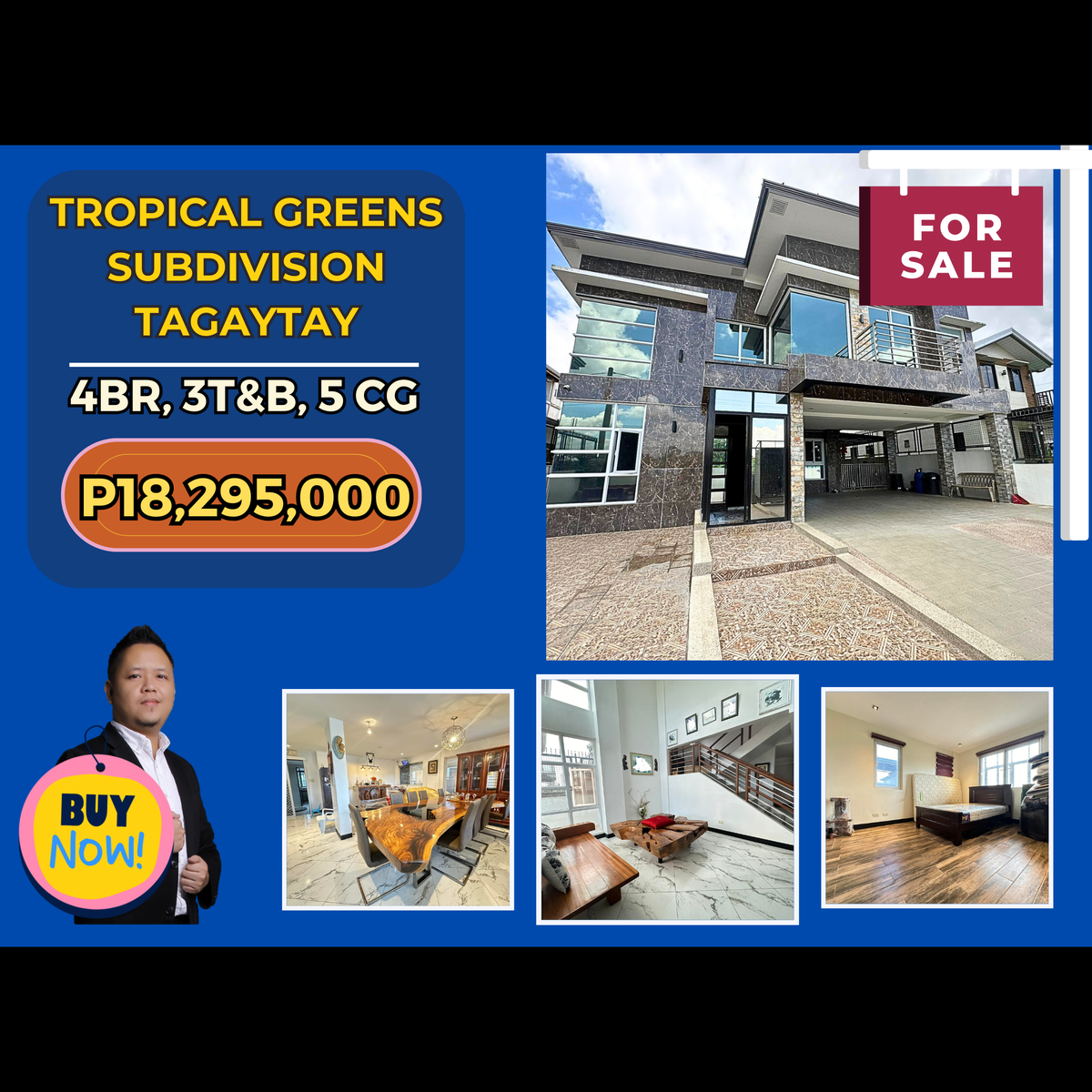 4 Bedroom Single Detached House for Sale in Tagaytay Cavite [House and