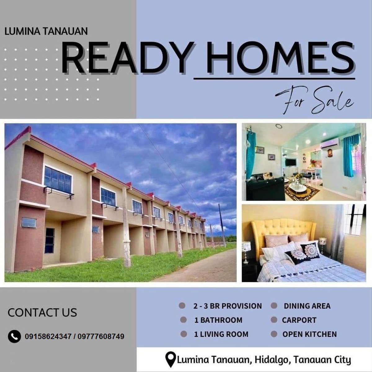 AFFORDABLE READY HOMES IN TANAUAN, BATANGAS FOR OFW [House and Lot 🏘️