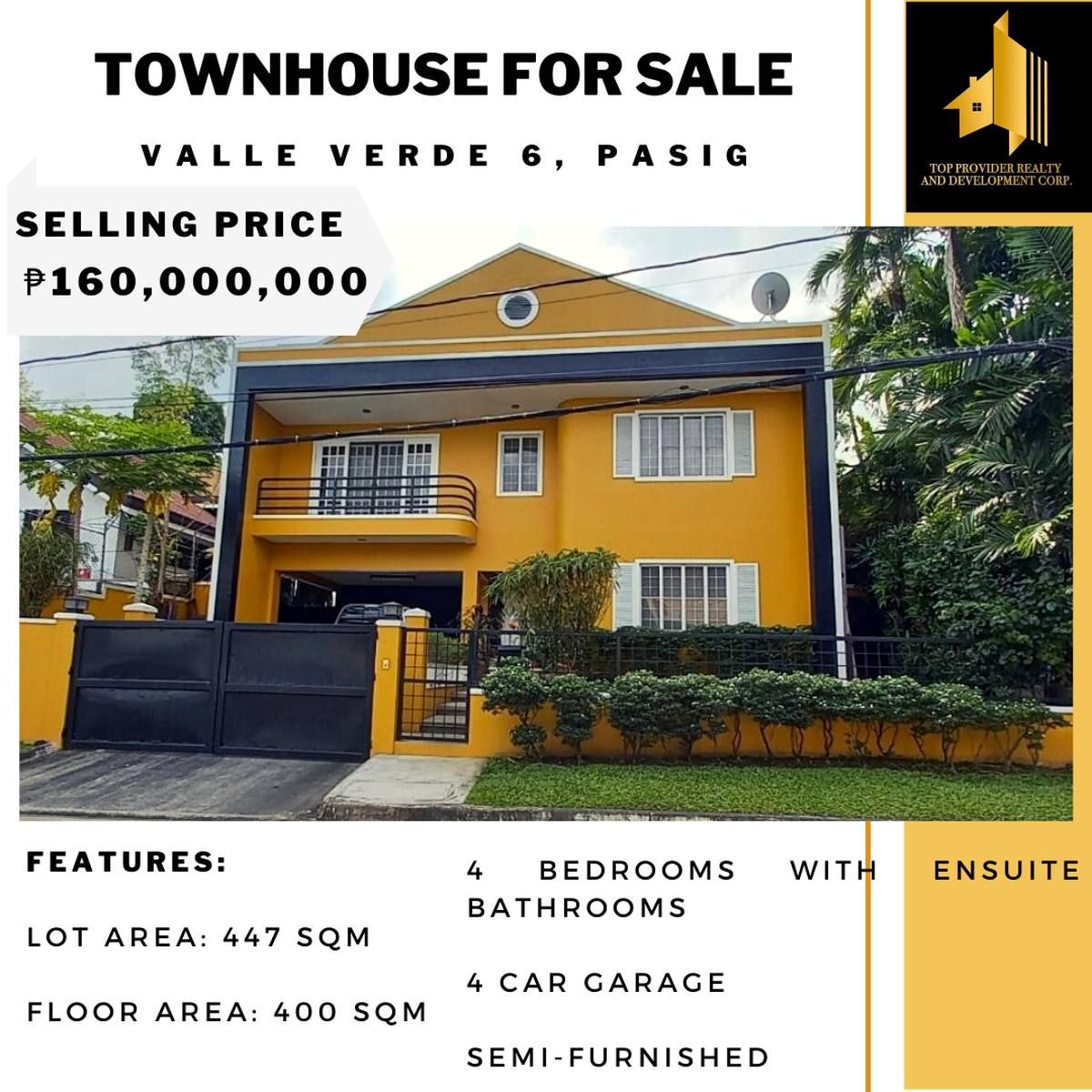Newly Renovated Townhouse For Sale in Pasig Valle Verde [House and Lot