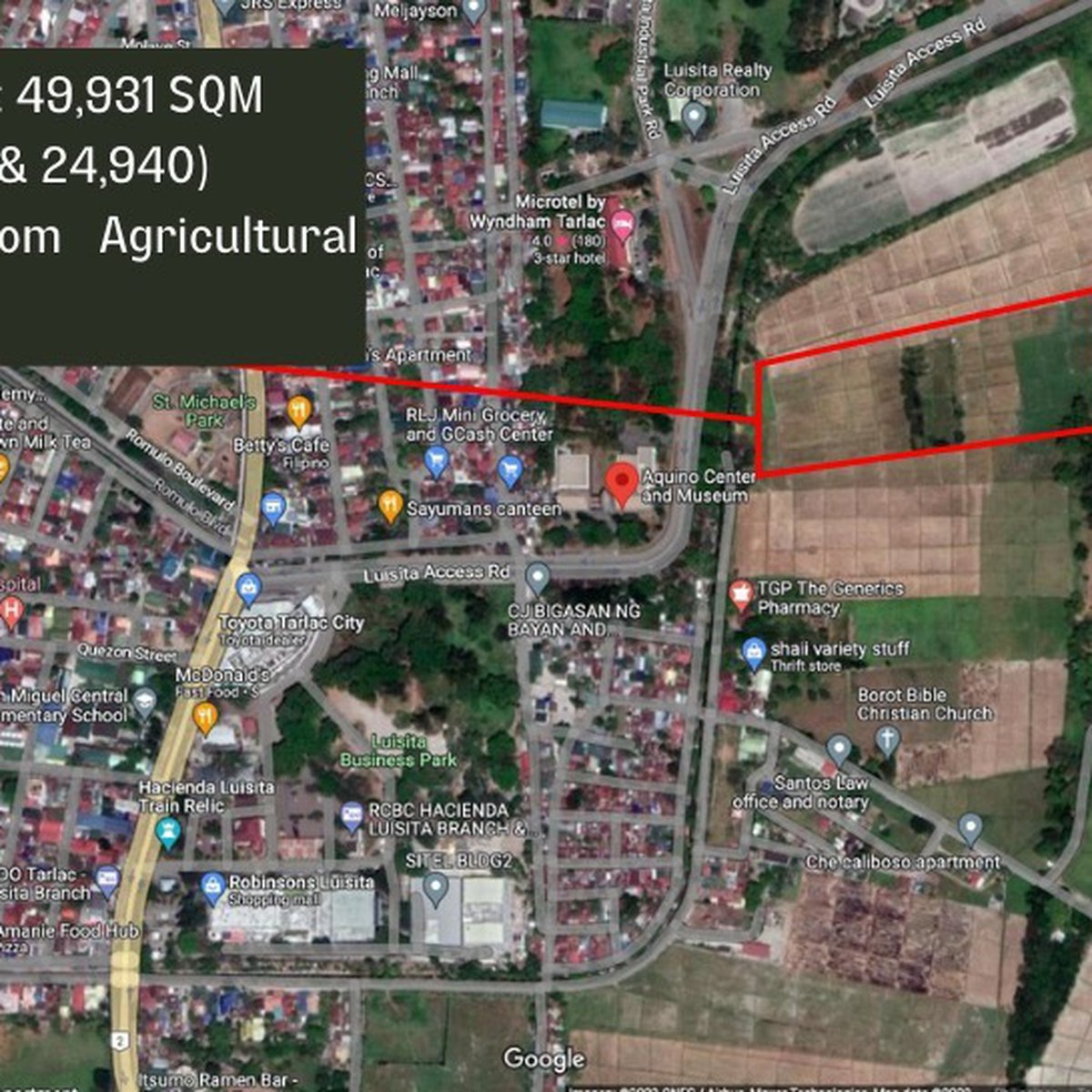 Lot for Sale in Brgy. San Miguel, Tarlac City [Lot 🚜] (November 2023