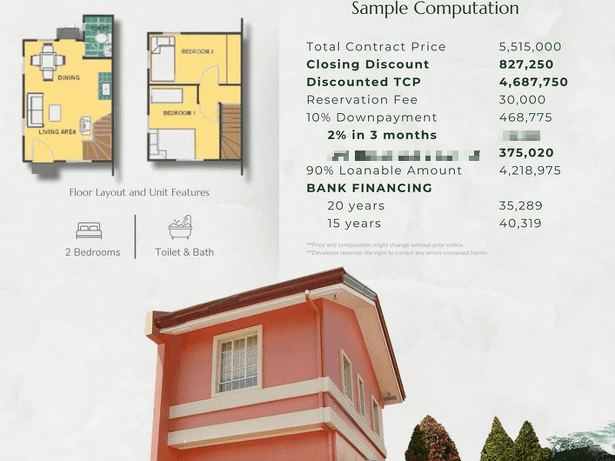 Corner Unit House and Lot for Sale Camella Trece Martires Cavite [Houses  and Lots 🏘️] (January 2026) in Trece Martires, Cavite for sale, image size:1200x900