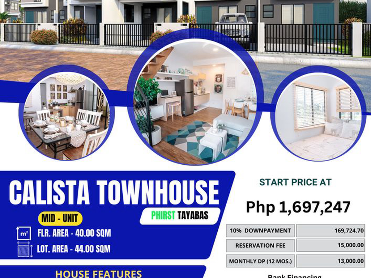 Bedroom Townhouse For Sale in Tayabas [Houses and Lots