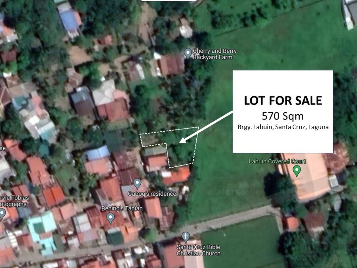 570 sqm Residential Lot For Sale in Santa Cruz Laguna Lot