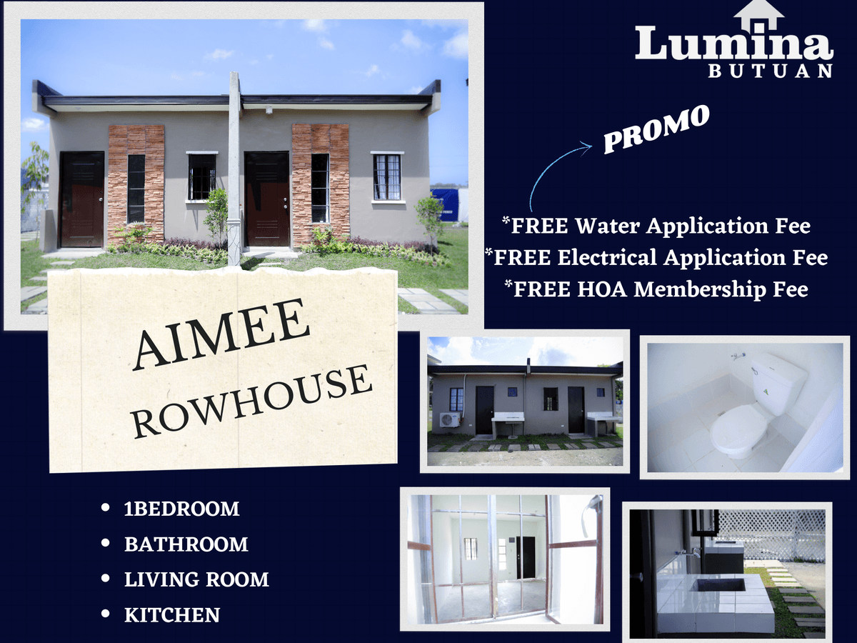 AIMEE ROWHOUSE READY FOR OCCUPANCY House and Lot April