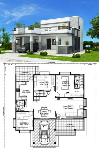 Modern House Design Floor Plans And