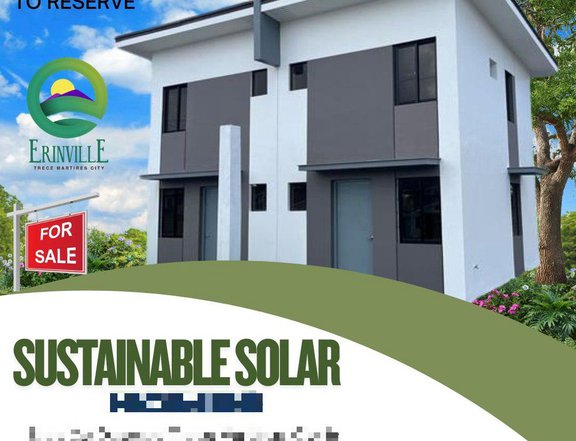 Affordable House and Lot for Sale duplex homes with solar power in Trece Martires:Pag-IBIG Financing