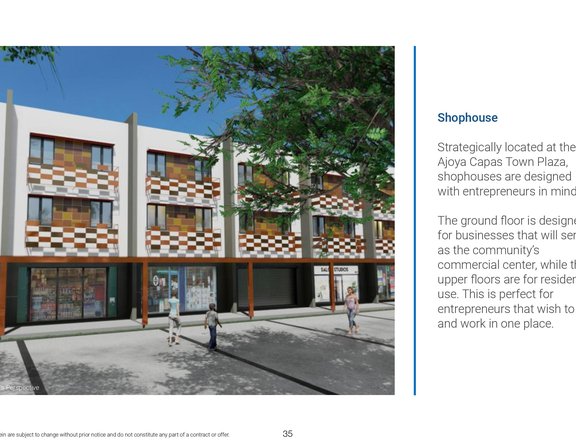 Retail Space for Sale Ajoya Capas by AboitizLand: Invest and Own your Commercial Rental Business