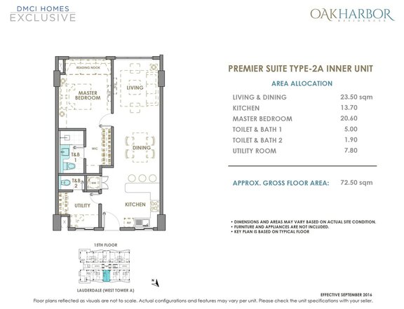 Ready for Occupancy Prime 1-Bedroom Waterfront Condominium in Paranaque City, Metro Manila