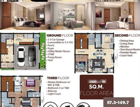 First-rate 3-storey Townhouses For Sale in Project 8, Quezon City