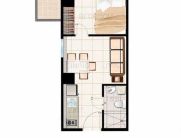 Modern 1-BR condo in Field Residences, Paranaque - SMDC development: RFO REnt TO Own BDO Financing