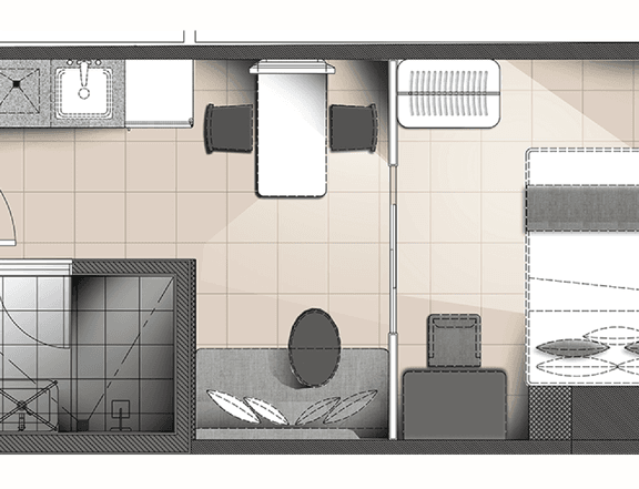 Modern living in Las Pinas: Torre Lorenzo Sur condo with 31.22 SQM 1 bedroom