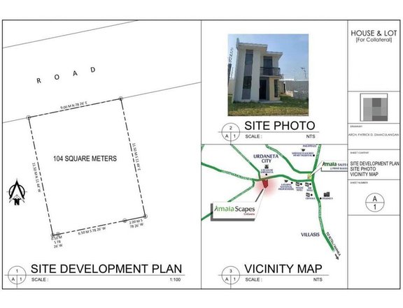 Residential 2-Storey House and Lot FOR SALE in a Flood Free Community at Urdaneta City, Pangasinan