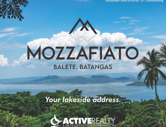 400 sqm Lot Near The Lake in Mozzafiato Balete Batangas