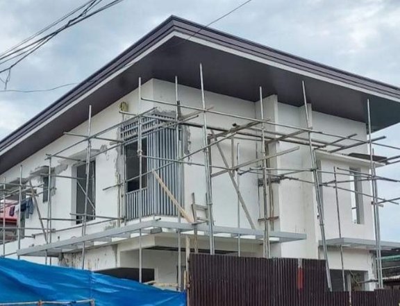 New 2 Storey Single Detached House in Las Pinas Under Construction