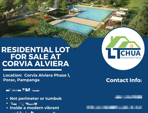 Residential Lot For Sale in Corvia Alviera, Porac, Pampanga