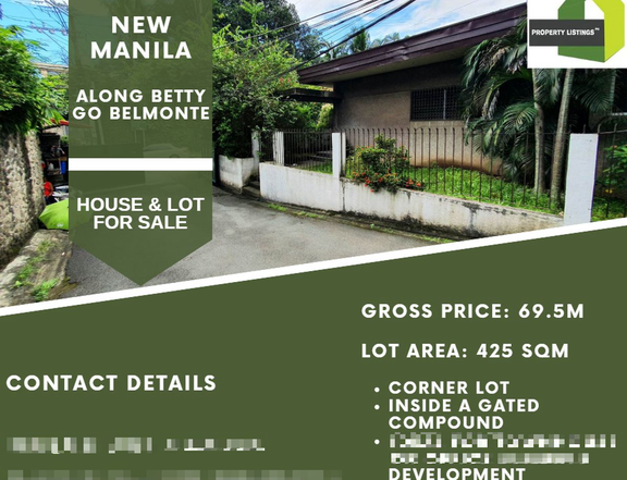 New Manila Prime Lot w/ old livable house