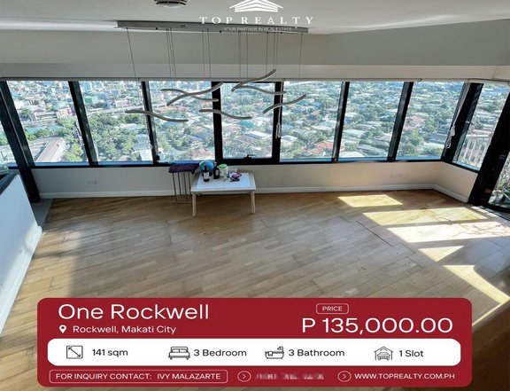 For Lease, Loft Type Condo in Rockwell, Makati at One Rockwell